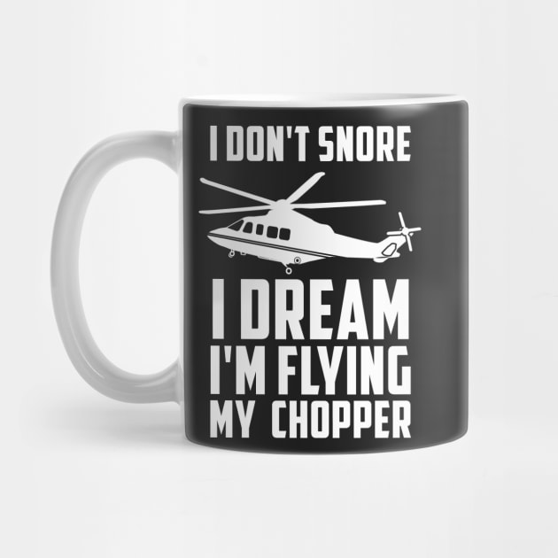 HELICOPTER: Flying My Chopper Gift by woormle